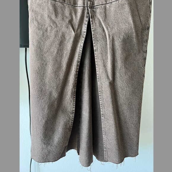 Reformation Tazz Maxi Brown Denim Skirt - Size 23 - Picture 4 of 5